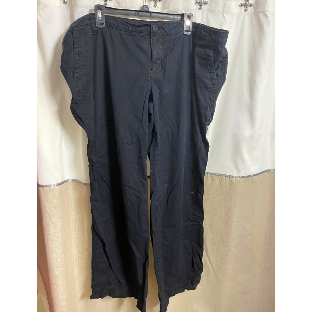Old Navy brand, black wide leg pants.  Size 20W.  Can be dressy or casual.